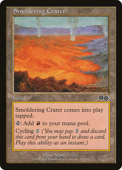 Smoldering Crater [Urza's Saga]-1