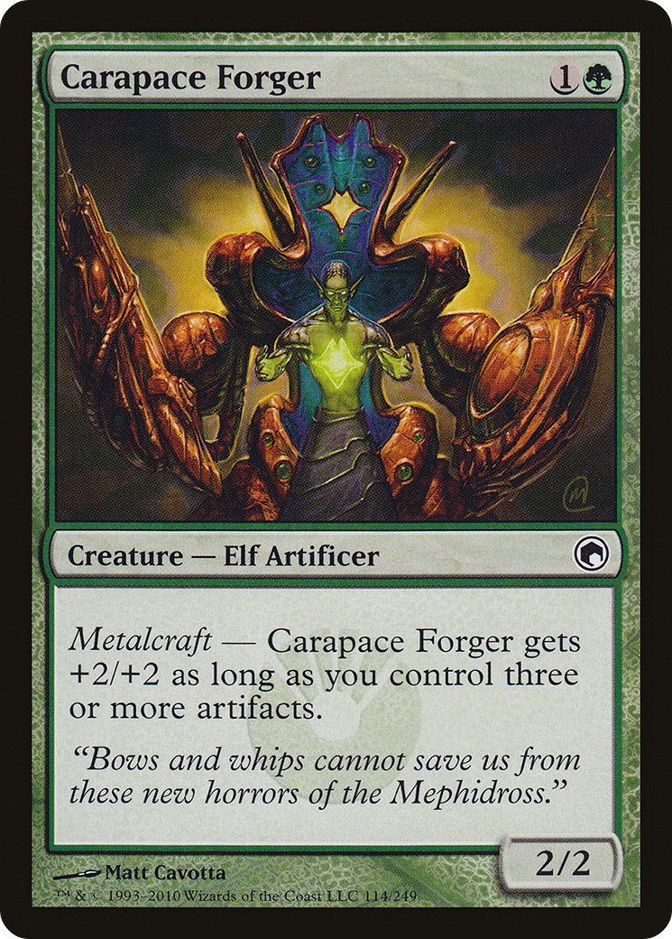 Carapace Forger [Scars of Mirrodin]-1