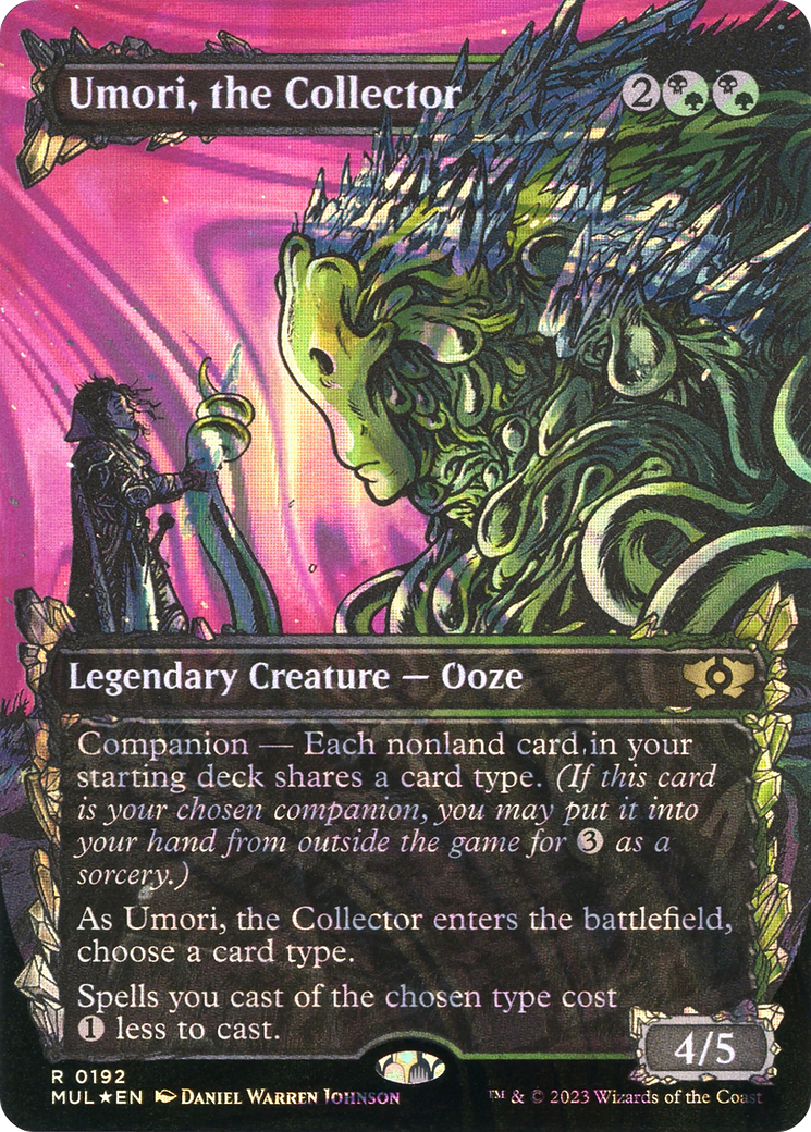 Umori, the Collector (Halo Foil) (MUL-192) - Multiverse Legends: (Showcase) (Borderless) Foil-1