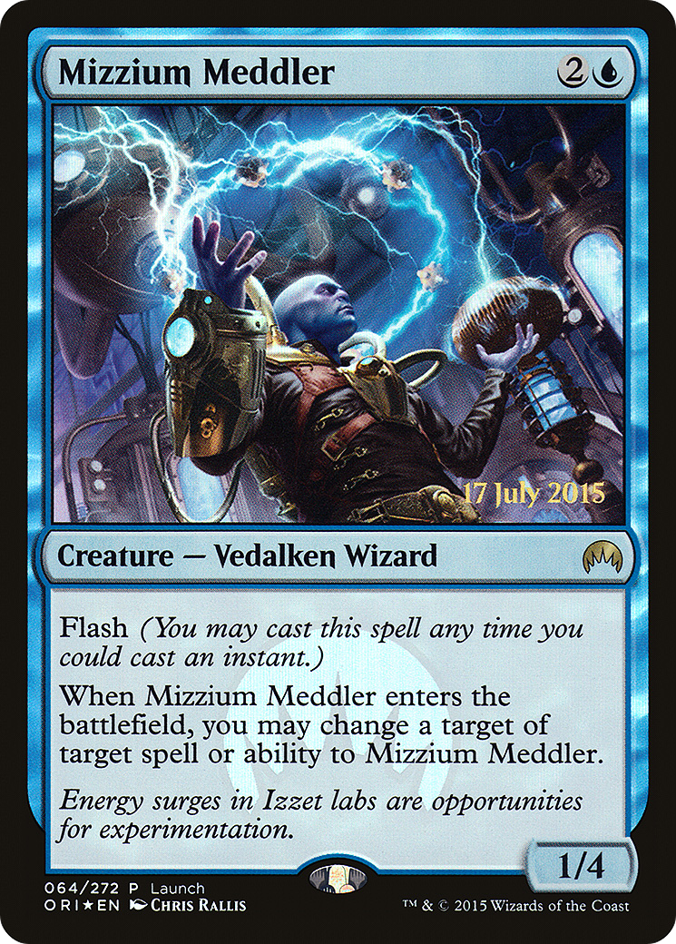 Mizzium Meddler (Launch) [Magic Origins Promos]-1