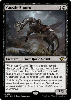 Caustic Bronco [Outlaws of Thunder Junction]-1
