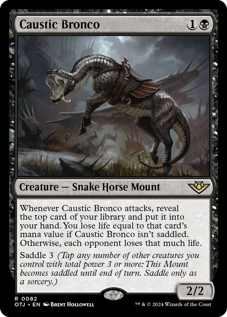 Caustic Bronco [Outlaws of Thunder Junction]-1
