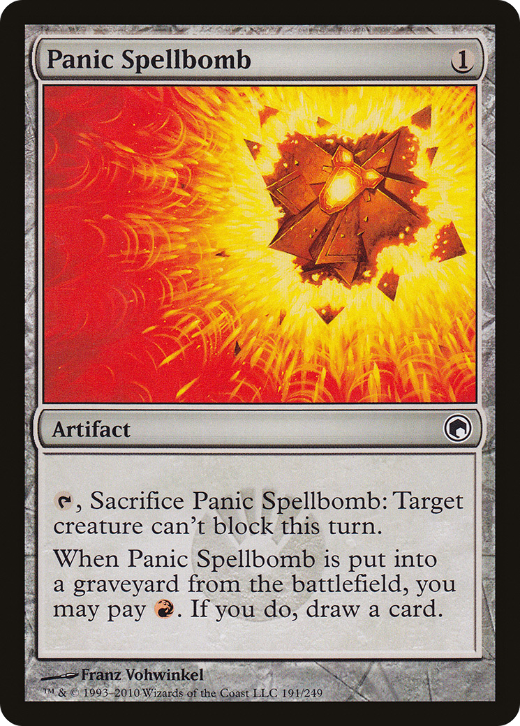 Panic Spellbomb [Scars of Mirrodin]-1