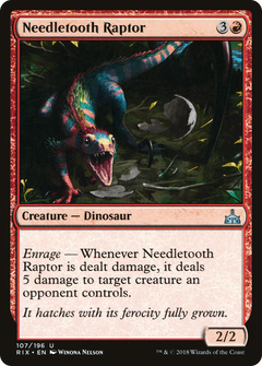 Needletooth Raptor [Rivals of Ixalan]-1