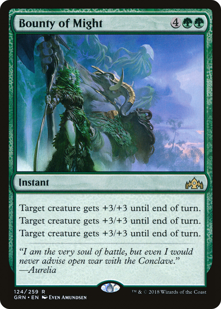 Bounty of Might [Guilds of Ravnica]-1
