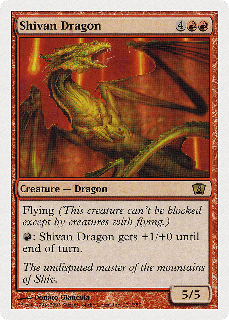 Shivan Dragon [Eighth Edition]-1
