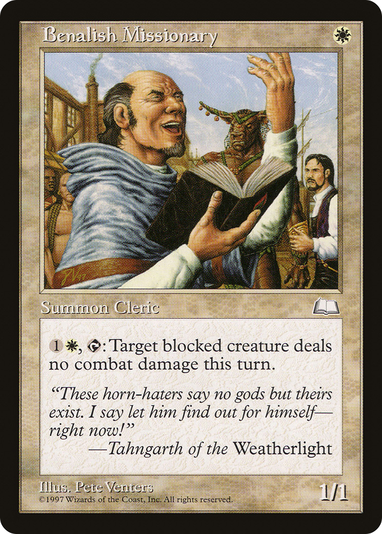 Benalish Missionary [Weatherlight]-1