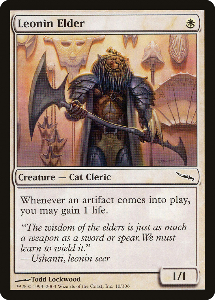 Leonin Elder [Mirrodin]-1