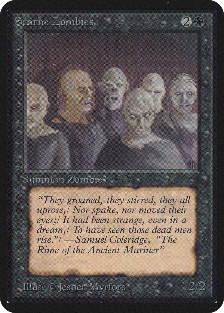 Scathe Zombies (LEA-) - Limited Edition Alpha-1