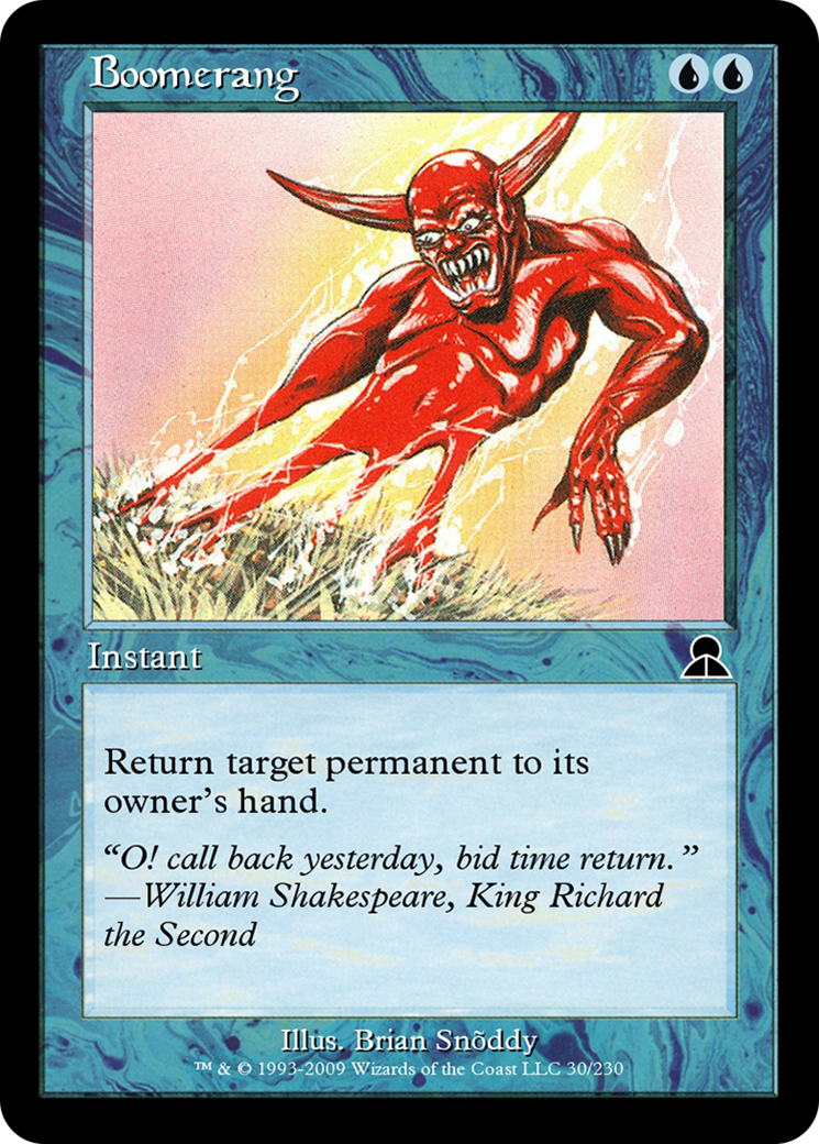 Boomerang (ME3-030) - Masters Edition III-1