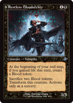 Restless Bloodseeker // Bloodsoaked Reveler (Retro Frame) [Innistrad Remastered]-3