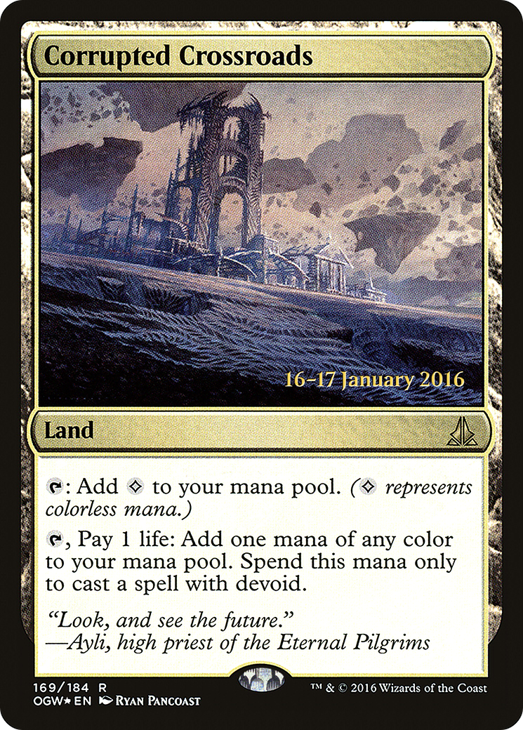 Corrupted Crossroads [Oath of the Gatewatch Prerelease Promos]-1