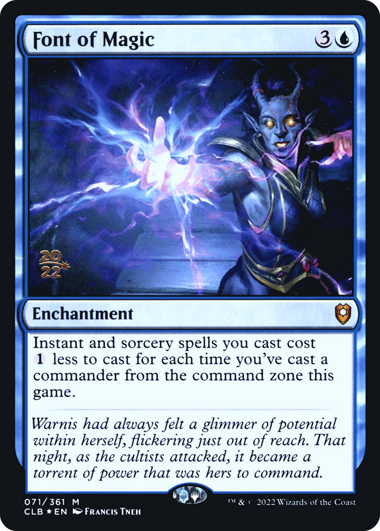 Font of Magic [Commander Legends: Battle for Baldur's Gate Prerelease Promos]-1