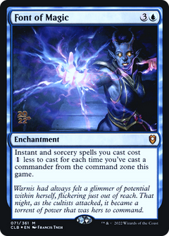 Font of Magic [Commander Legends: Battle for Baldur's Gate Prerelease Promos]-1
