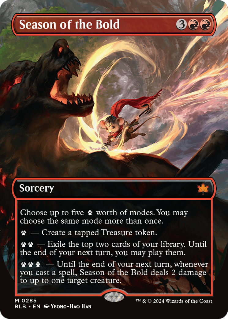 Season of the Bold (Borderless) [Bloomburrow]-1