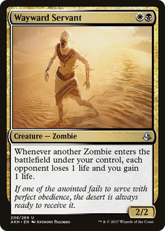 Wayward Servant (AKH-208) - Amonkhet Foil-1