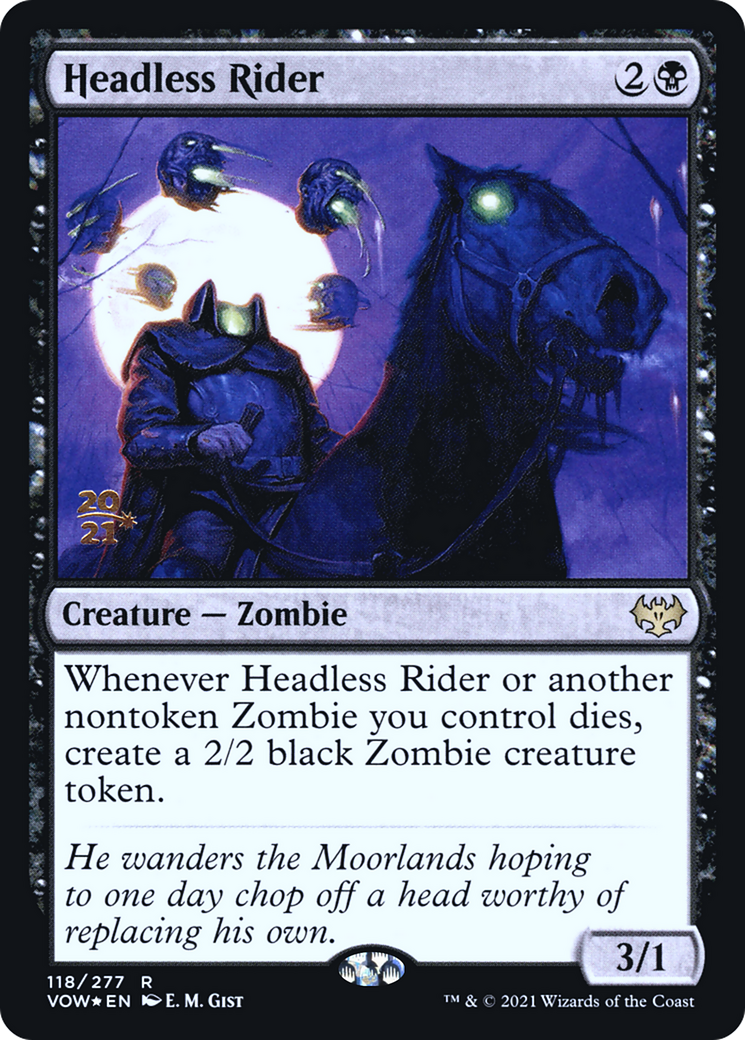 Headless Rider [Innistrad: Crimson Vow Prerelease Promos]-1