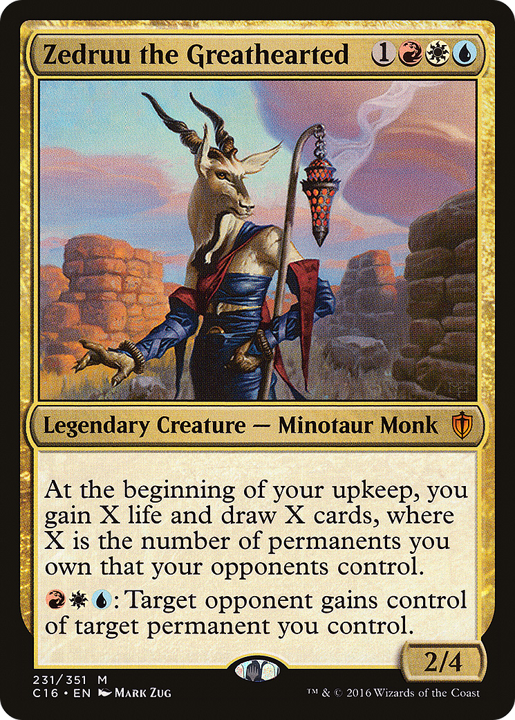 Zedruu the Greathearted (C16-231) - Commander 2016-1