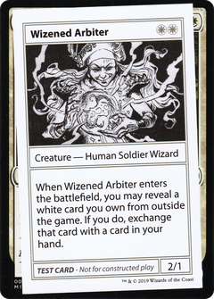 Wizened Arbiter (No PW Symbol) (CMB1-) - Mystery Booster Playtest Cards 2021-1
