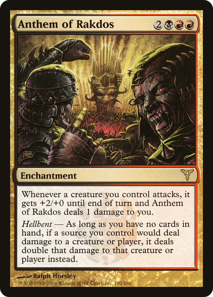 Anthem of Rakdos [Dissension]-1