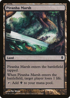 Piranha Marsh [Zendikar]-1