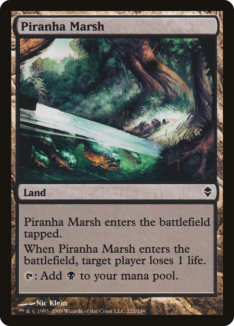 Piranha Marsh [Zendikar]-1