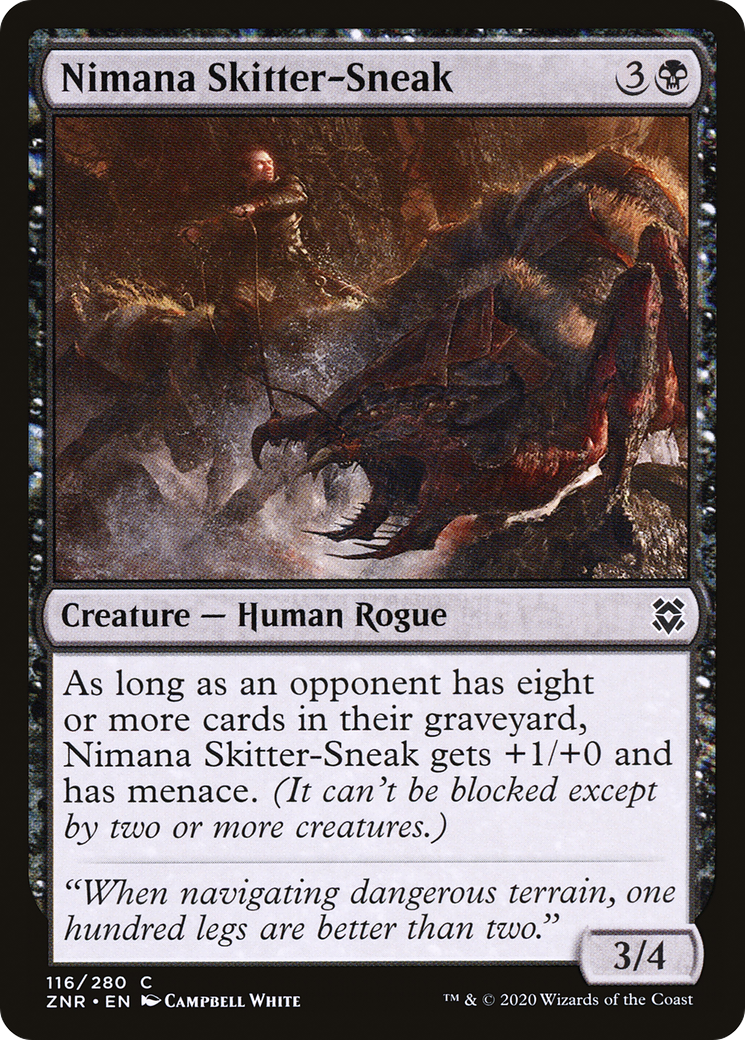 Nimana Skitter-Sneak [Zendikar Rising]-1