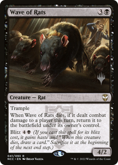 Wave of Rats (PPSNC-041) - New Capenna Commander Promos Foil-1