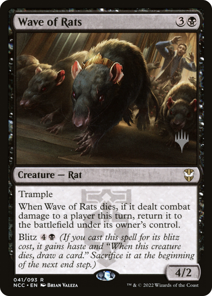 Wave of Rats (PPSNC-041) - New Capenna Commander Promos Foil-1