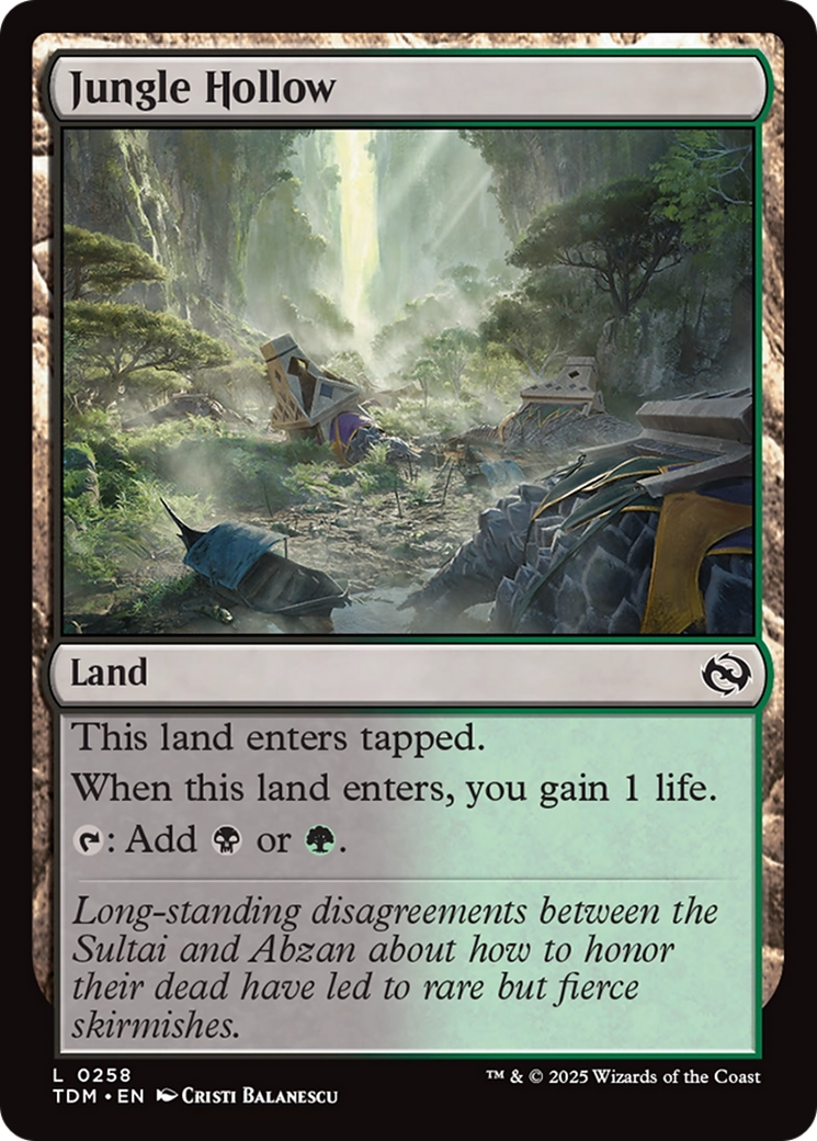 Jungle Hollow [Tarkir: Dragonstorm]-1