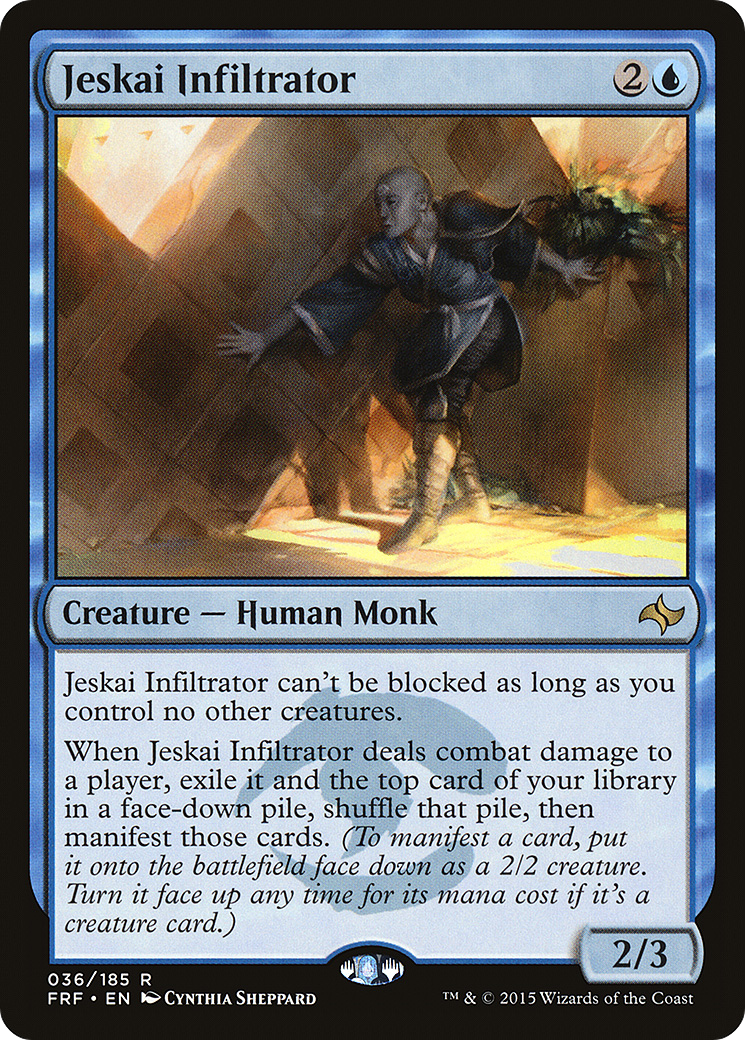 Jeskai Infiltrator [Fate Reforged]-1
