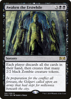 Awaken the Erstwhile [Ravnica Allegiance]-1