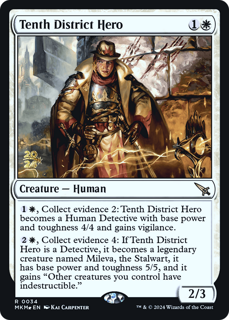 Tenth District Hero [Murders at Karlov Manor Prerelease Promos]-1