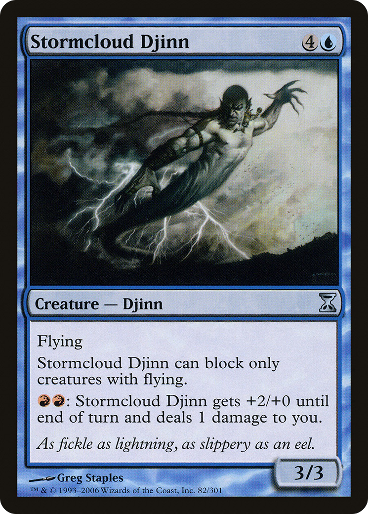 Stormcloud Djinn [Time Spiral]-1