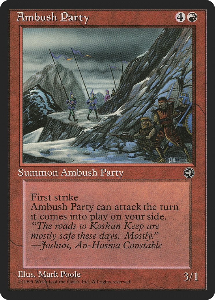 Ambush Party (Joskun Flavor Text) [Homelands]-1