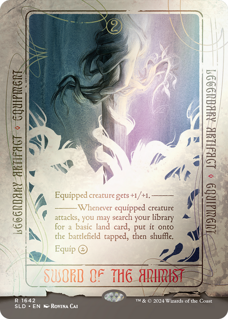 Sword of the Animist (Rainbow Foil) [Secret Lair Drop Series]-1