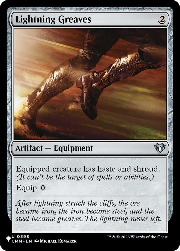 Lightning Greaves (CMM) [The List]-1