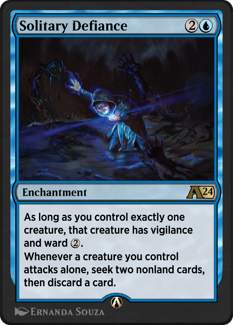 Solitary Defiance (YOTJ-007) - Alchemy: Outlaws of Thunder Junction-1
