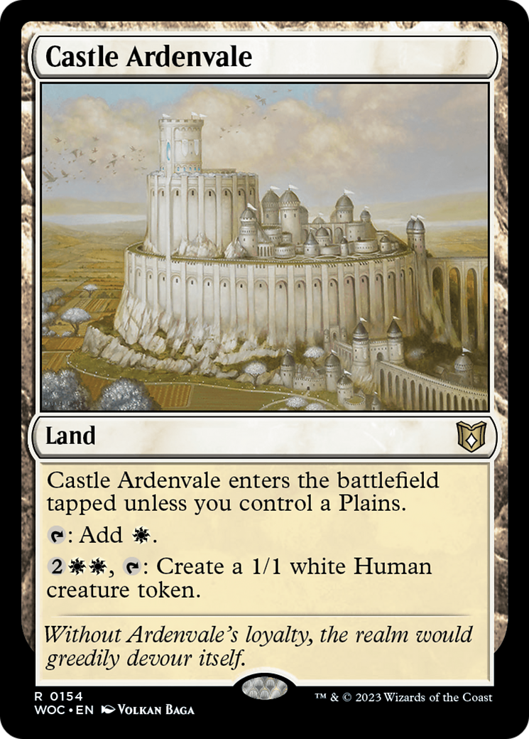 Castle Ardenvale [Wilds of Eldraine Commander]-1