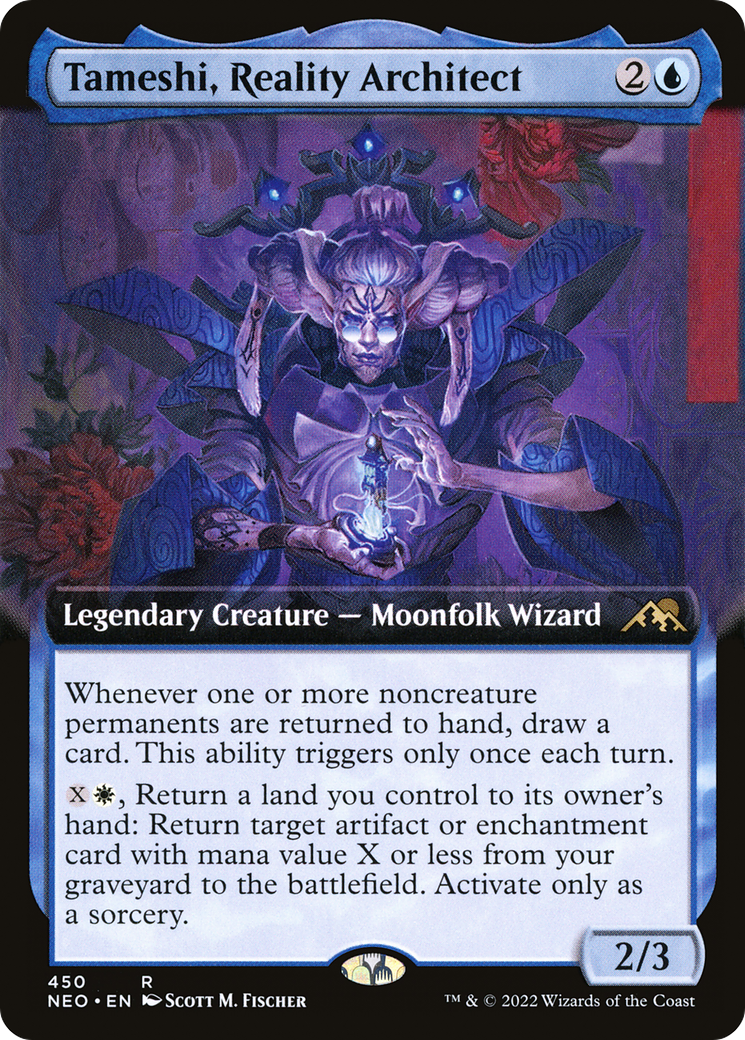 Tameshi, Reality Architect (Extended Art) [Kamigawa: Neon Dynasty]-1