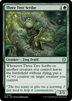 Three Tree Scribe [Bloomburrow]-1