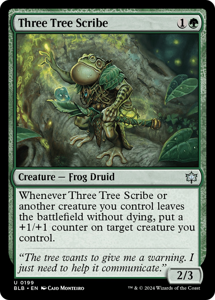 Three Tree Scribe [Bloomburrow]-1