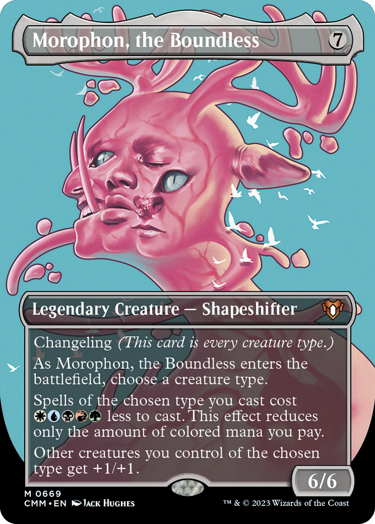 Morophon, the Boundless (Borderless Profile) [Commander Masters]-1