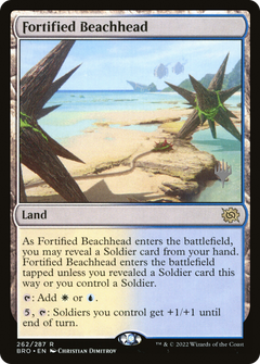 Fortified Beachhead (Promo Pack) [The Brothers' War Promos]-1