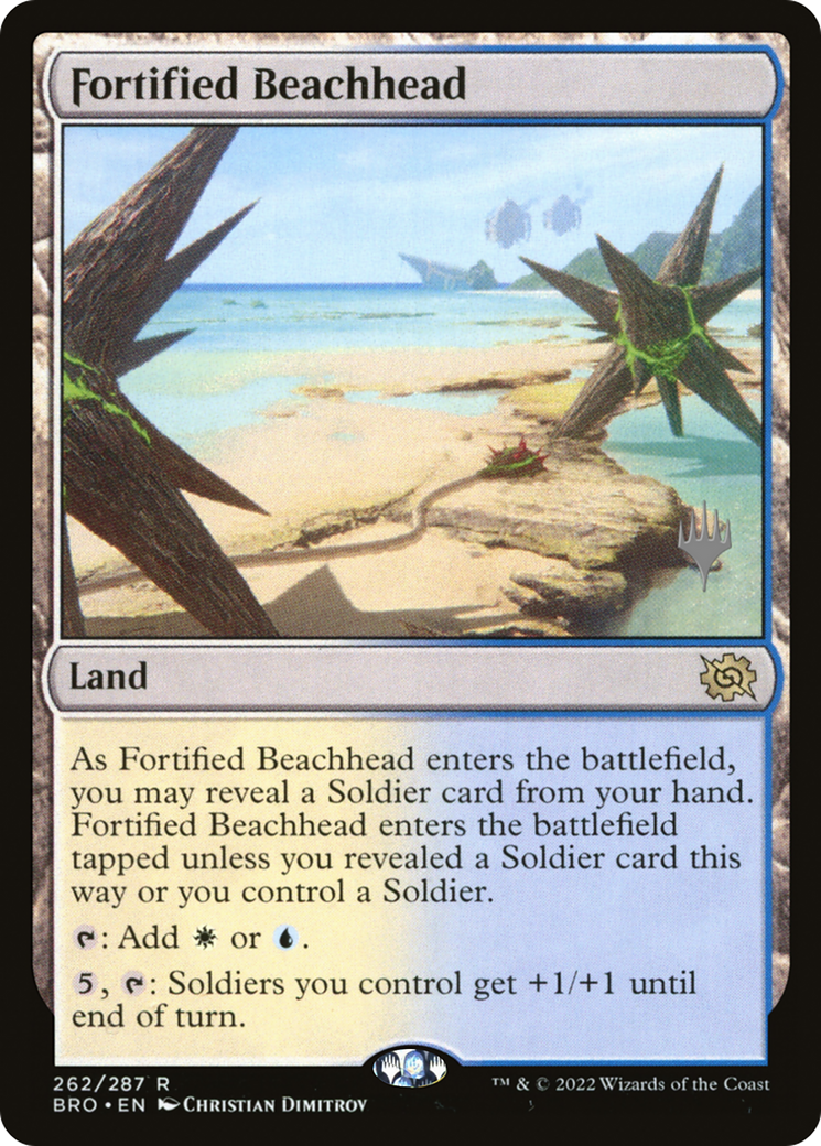 Fortified Beachhead (Promo Pack) [The Brothers' War Promos]-1