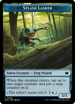 Rat // Splash Lasher Double-Sided Token [Bloomburrow Tokens]-2