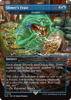 Windfall (SLD-1775) - Secret Lair Drop / Slimer's Feast (Borderless) Foil-1