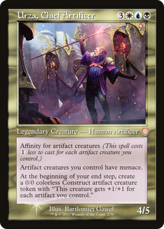 Urza, Chief Artificer (Retro Frame) (BRC-002) - The Brothers' War Commander-1