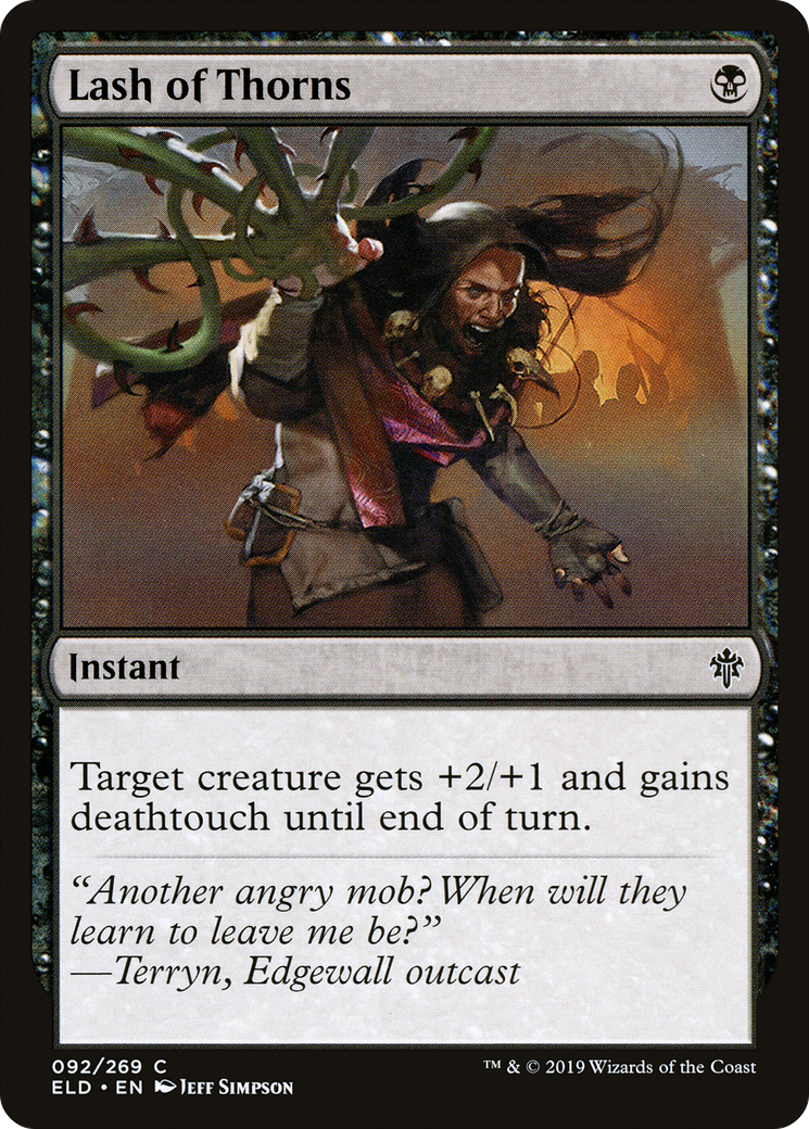 Lash of Thorns [Throne of Eldraine]-1