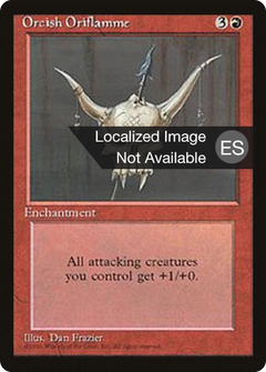 Orcish Oriflamme [Fourth Edition Foreign Black Border]-1